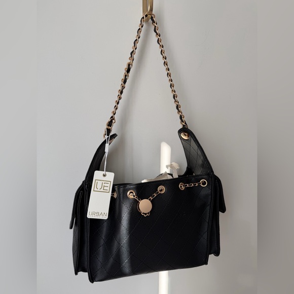 Urban Expressions Handbags - Viral Urban Expressions Black Quilted Shoulder Bag